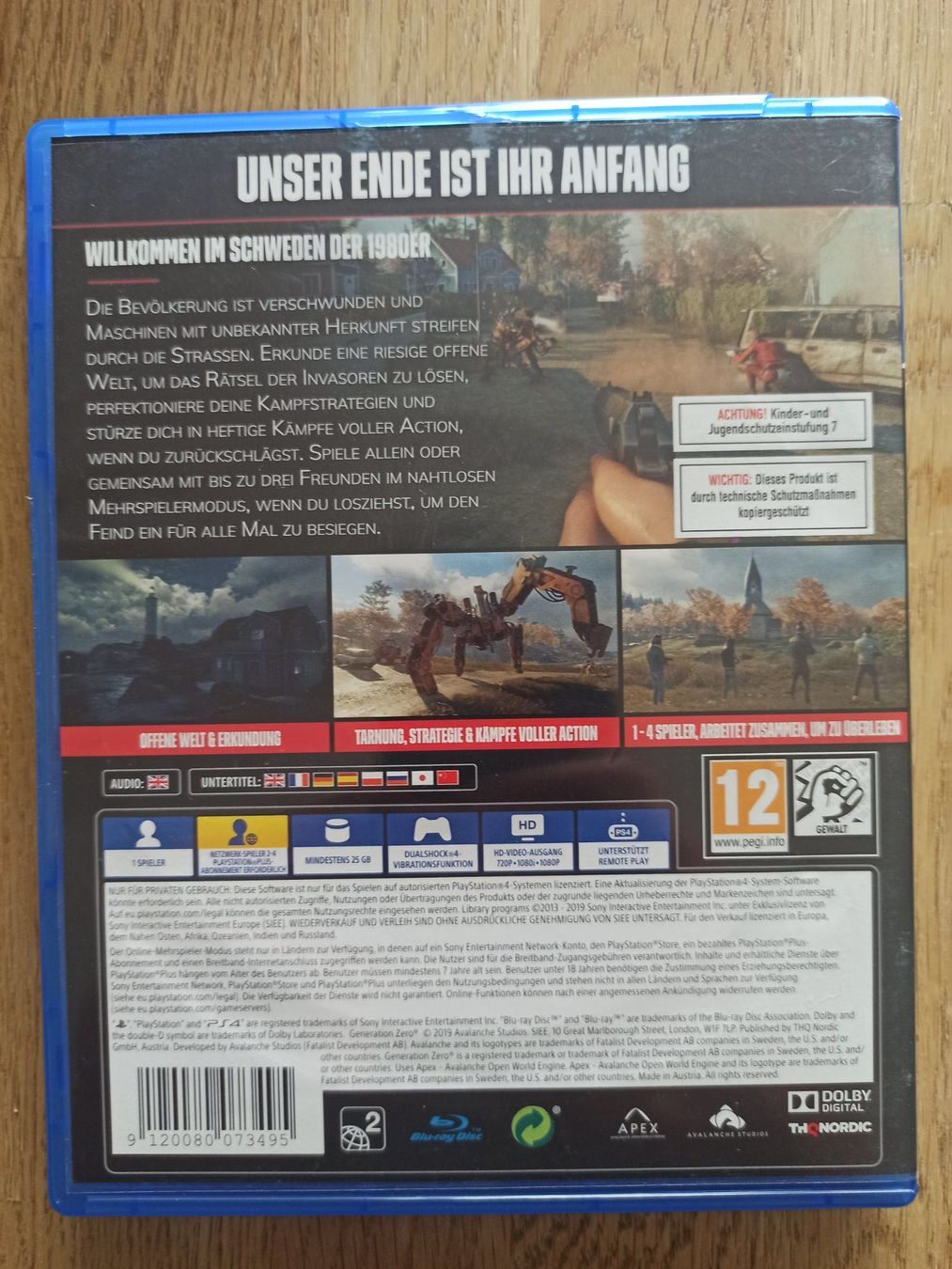 Spiele: Generation Zero PS4 / PS5 – Gebraucht aus Oberweningen von mar_87mx 1