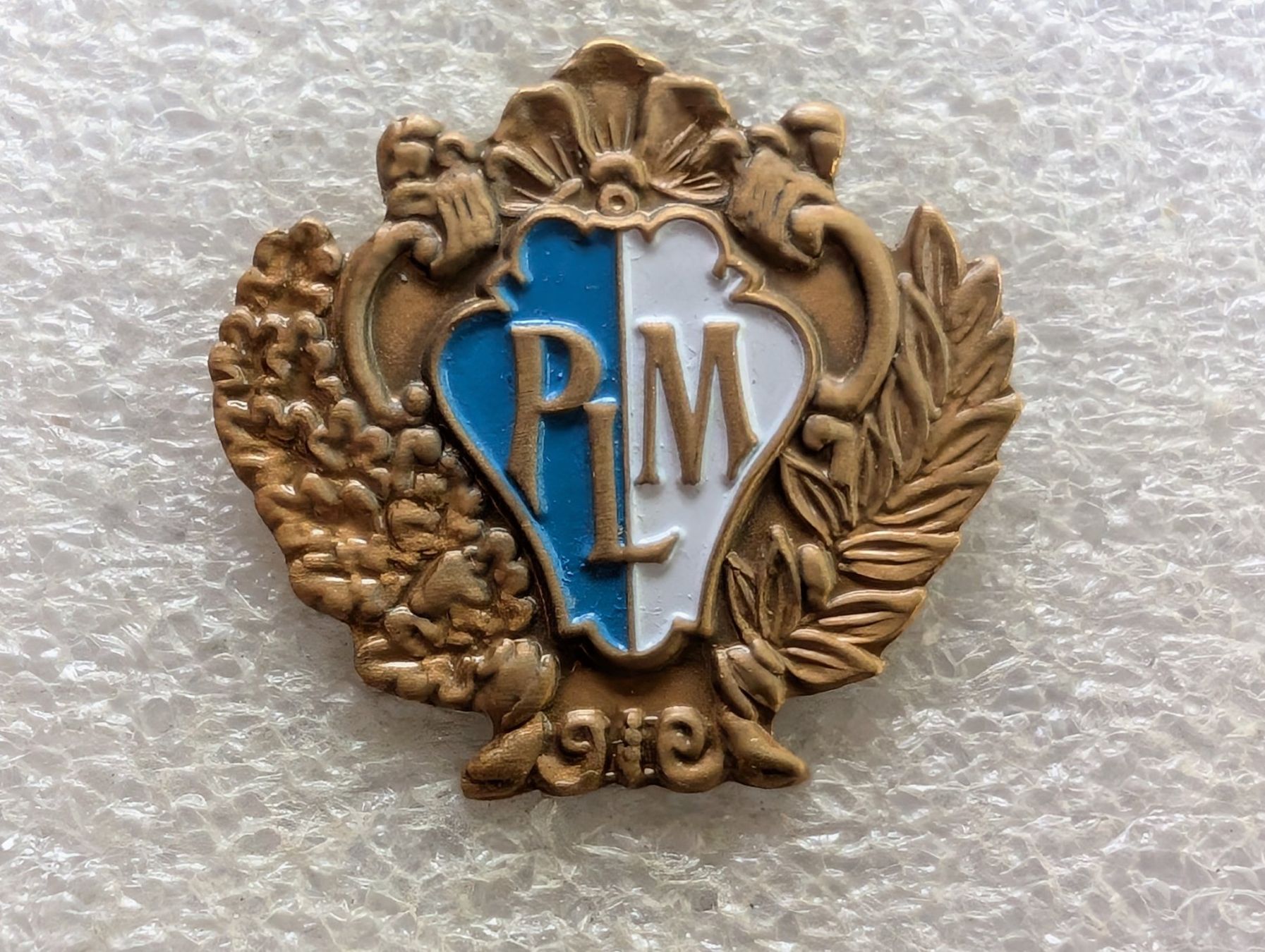 Plaketten & Abzeichen: Ansteckpin 188: PLM – Gebraucht aus Oppligen von Pin-Fall-Shop