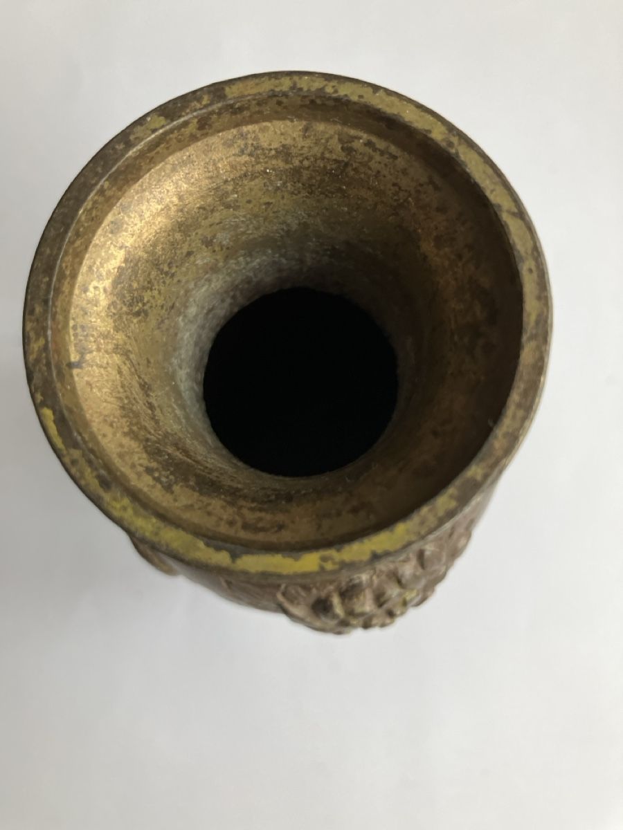 Vasi & Recipienti: Japanische Bronze Vase mit Blumenmuster, Vogel – Usato da Niederglatt ZH venduto da nieser 6