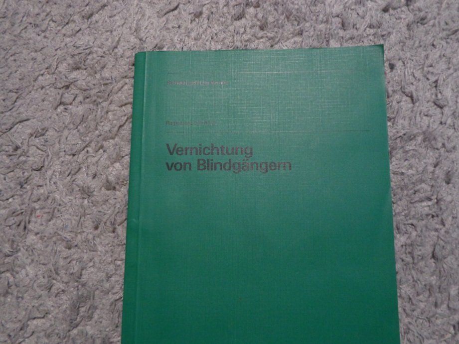 Zeitschriften & Magazine: Schweizer Armee Reglement: Vernichtung von Blindgängern – Gebraucht aus Gontenschwil von Ch_suk 1