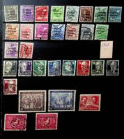 ALLEMAGNE ALLIÉS SOVIÉTIQUE TIMBRES OBLITÉRÉS 1948-49 /T746