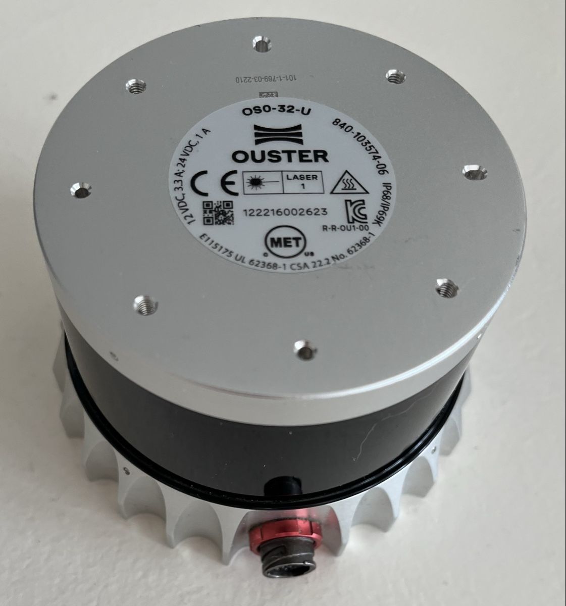 Scanner: Ouster OS0-32-U LIDAR – Usato da Pully venduto da gty_5t6r