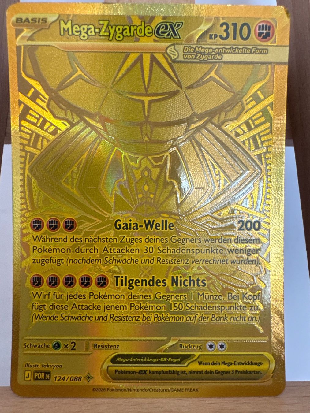 Pokémon Sammelbilder & Trading cards: Pokemon Karte Mega-Zygarde ex – Gebraucht aus Zuzwil SG von Shark82