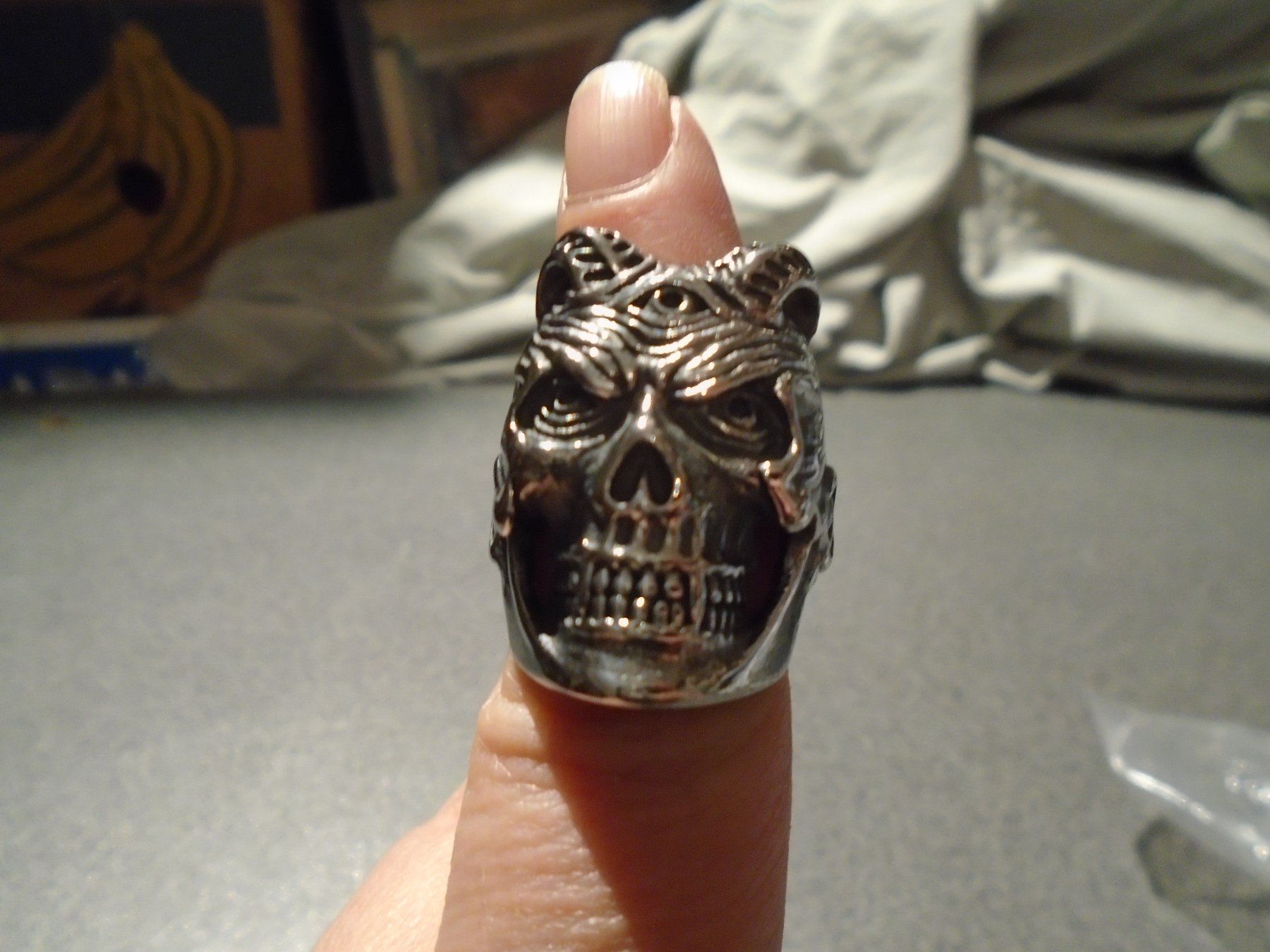 Anelli: Ring Size 13, Werwolf, silberfarbig – Usato da Zürich venduto da abraxas1291