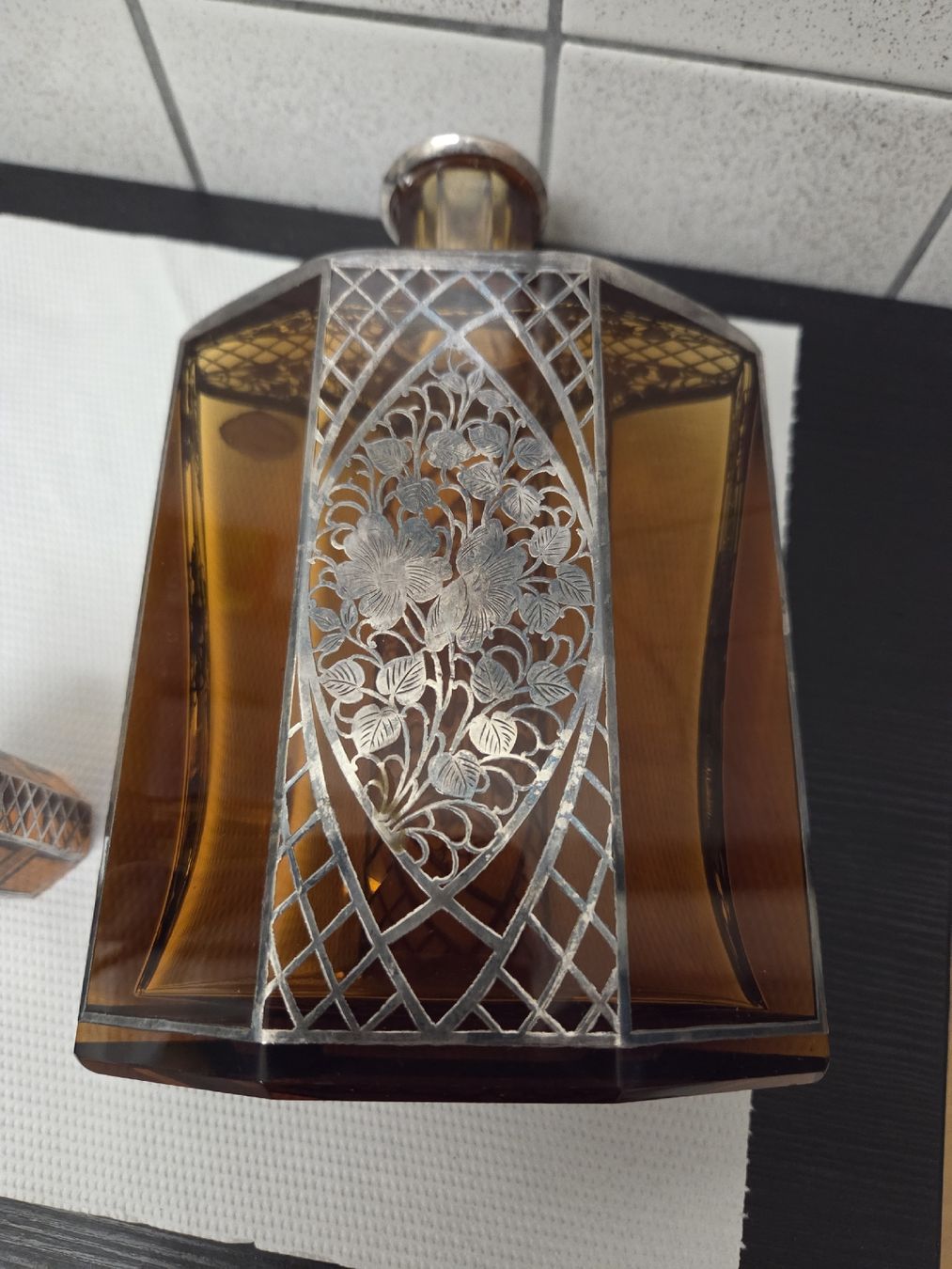 Carafes: Josephinenhütte Jugendstil Karaffe  – D'occasion à Dietikon par Allegra34 6