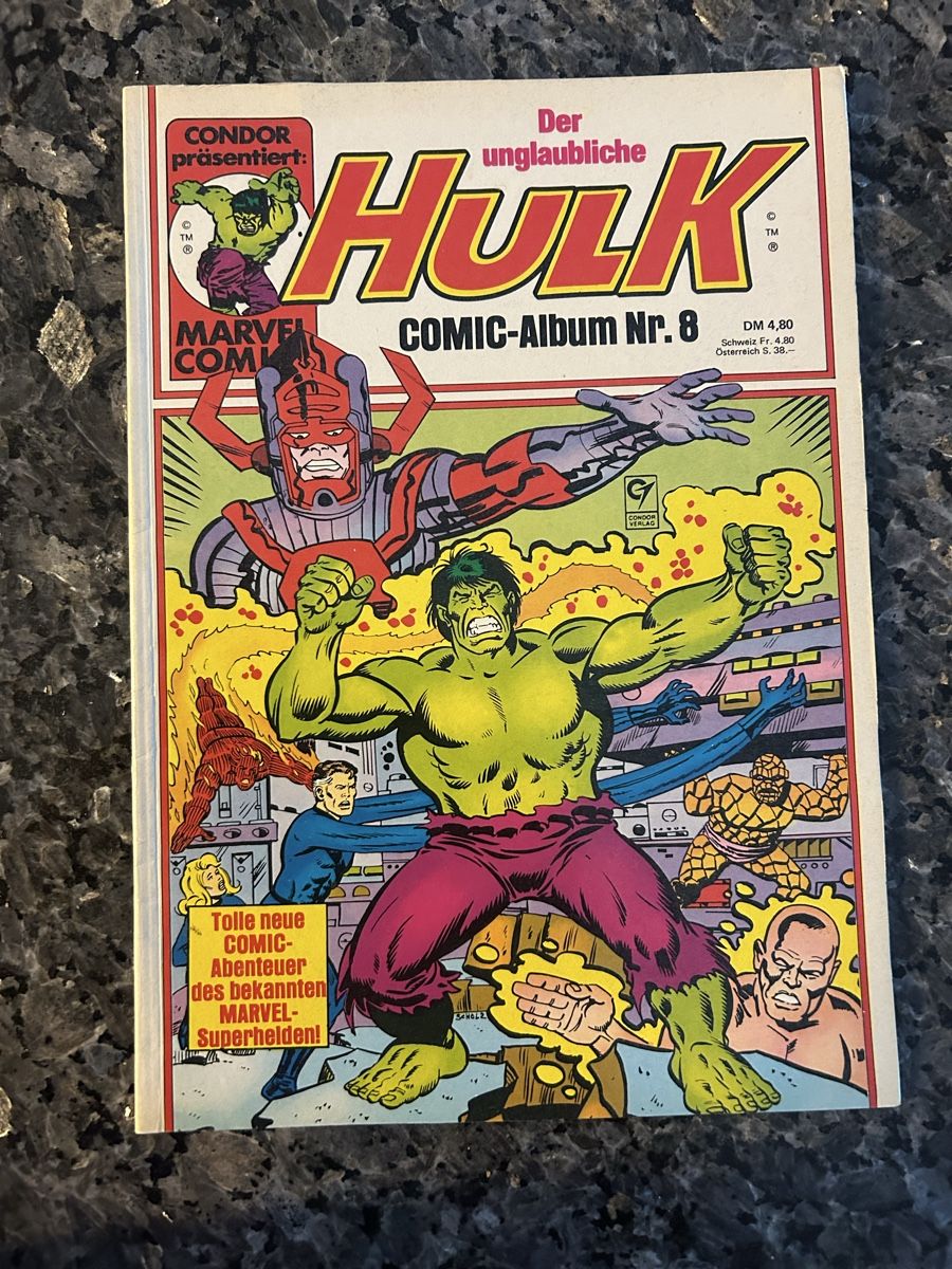 Comics: HULK Comic Nr.8 (1977-1983) – Gebraucht aus Winterthur von stella67