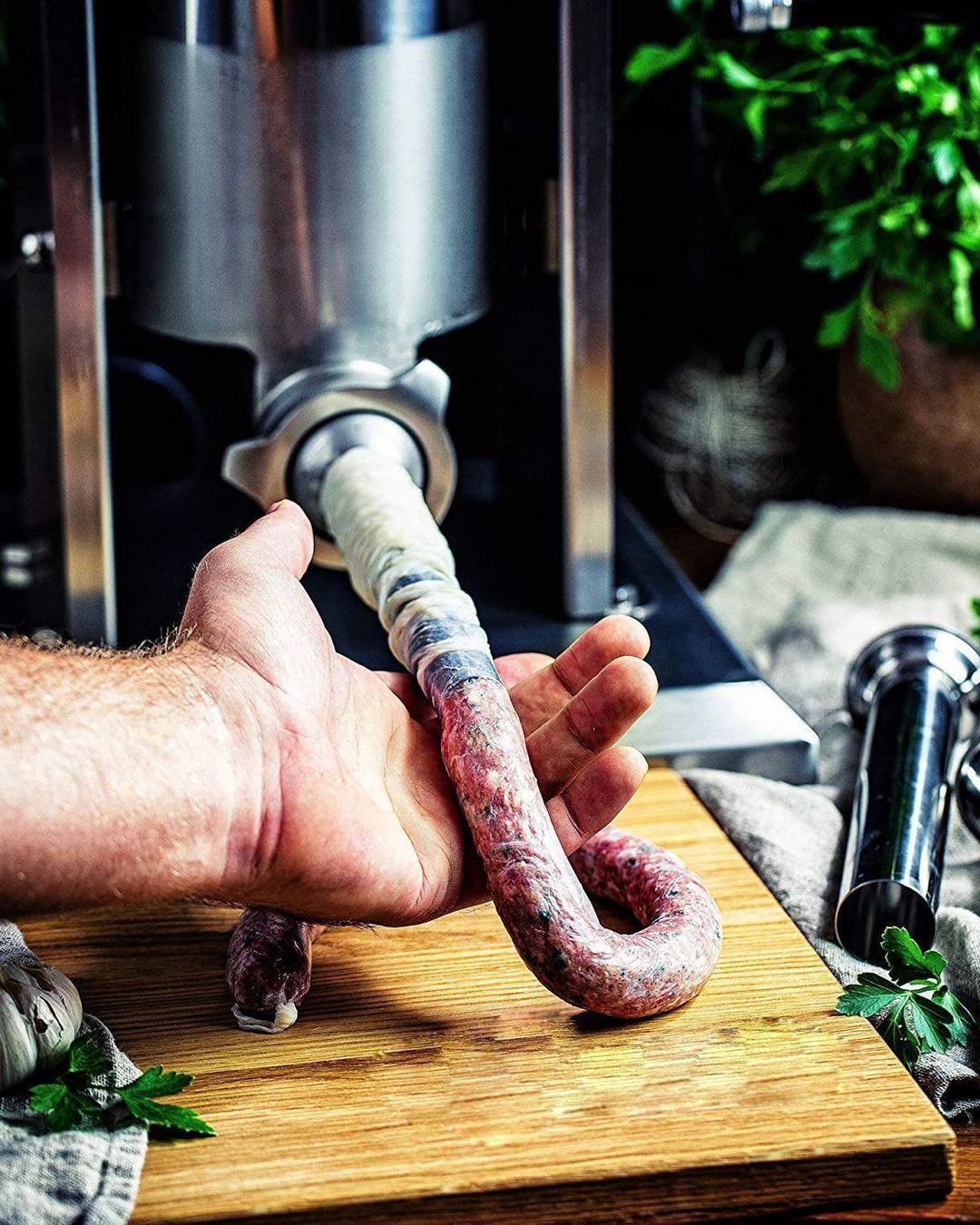 Elettrodomestici da cucina: Edelstahl Wurstfüller Wurstfüllmaschine – Nuovo (secondo la descrizione) da Thun venduto da Newnewshop 9
