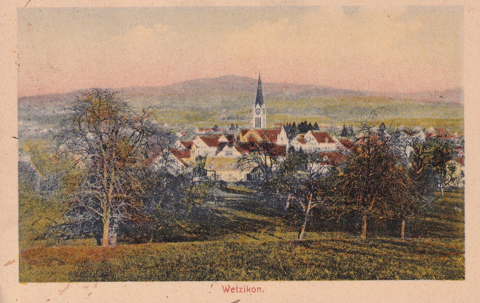 Ansichtskarten: Wetzikon  ZH      um1908 – Gebraucht aus Brig von Valcards54