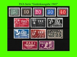 Postfrische "Pax - Serie" (1945)