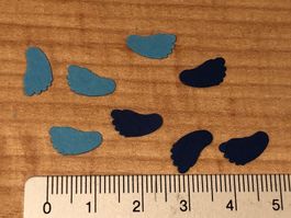 Streuteile Füsschen als Pärchen (11 mm) div. Farben
