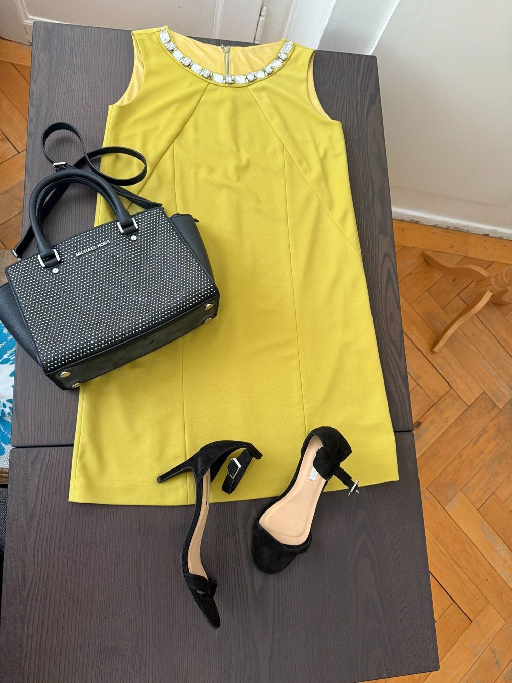 Vestiti: Robe droite verte-jaune – Nuovo (secondo la descrizione) da Le Locle venduto da tchanatakoua 2