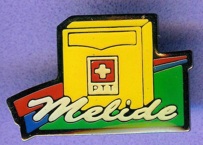 Plaketten & Abzeichen: PTT   Post  MELIDE – Gebraucht aus Winterthur von Sammleroase