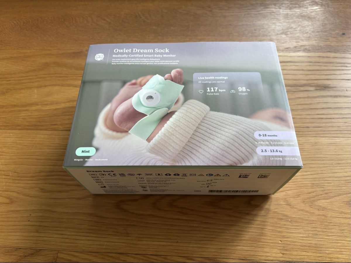 Attrezzature mediche: Owlet Dream Sock Mint – Usato da Hochdorf venduto da Peppa90 2