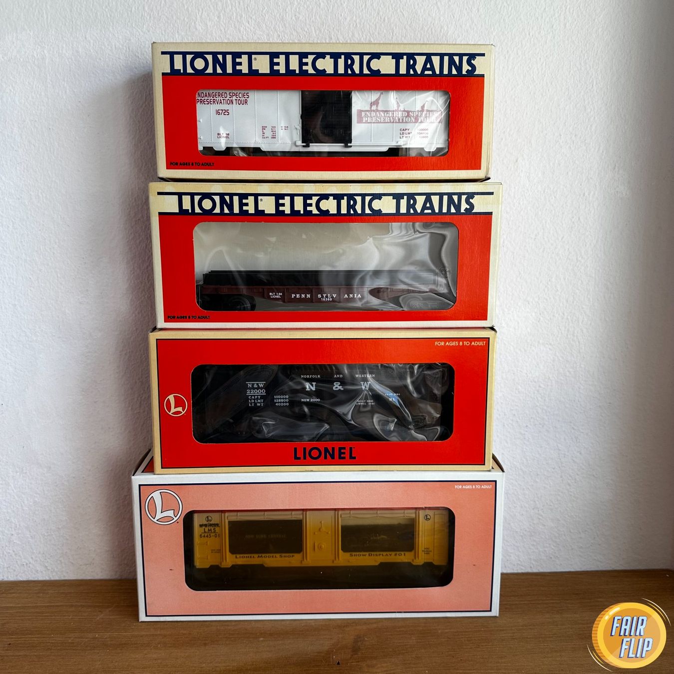 Lionel Modelleisenbahnen: Lionel 4er Set – Neu und originalverpackt aus Luzern von fairflip