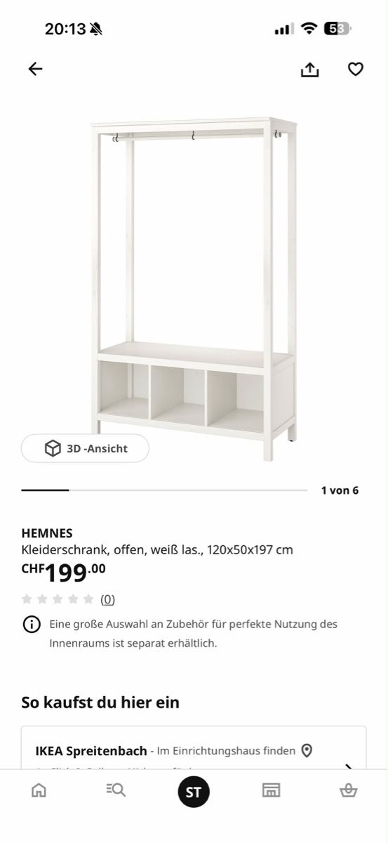 Ikea Porte manteau: IKEA HEMNES Garderobe – Neuf (Voir description) à Wetzikon ZH par Il_ff 5
