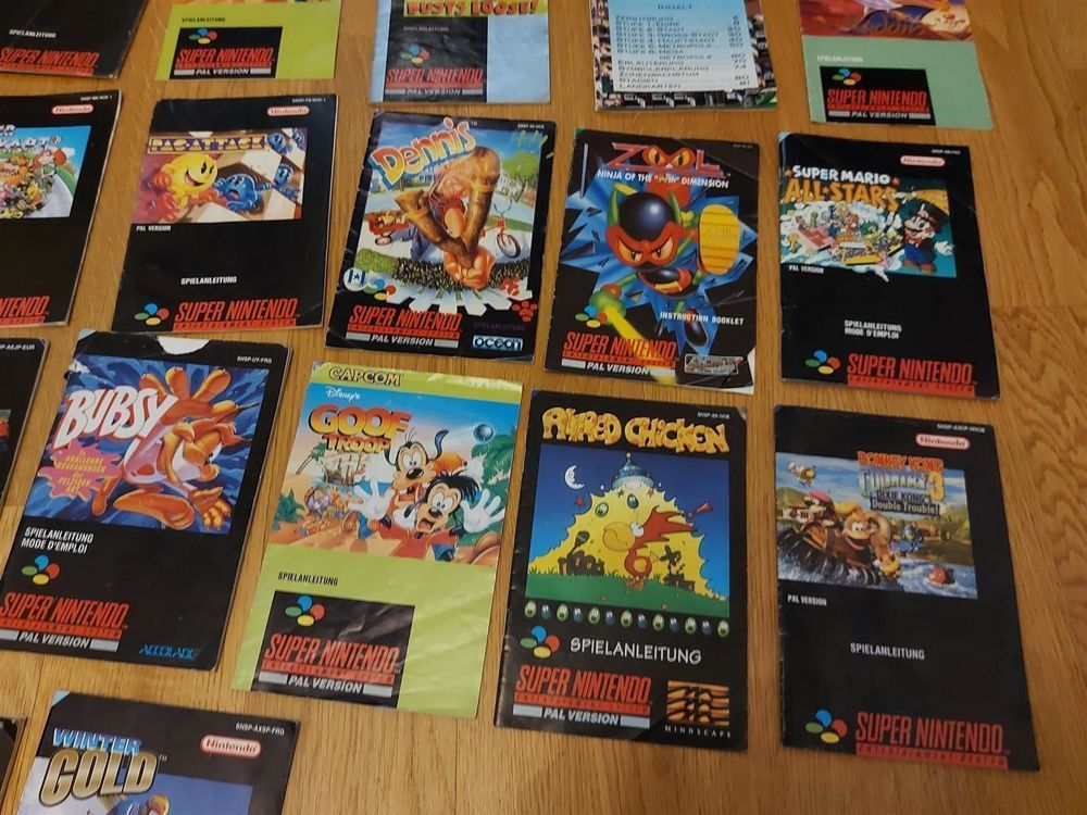 Giochi: 32 Spielanleitungen Super Nintendo SNES – Usato da Aarau venduto da Kaesekuchen2000 2