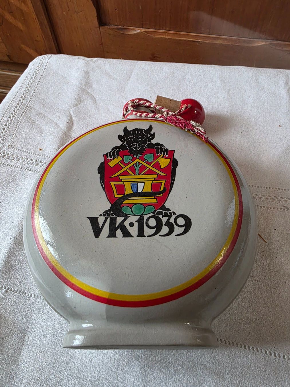 Bottiglie: antike Steingut Flasche VK 1939 Buchecker Luzern – Usato da Walterswil BE venduto da Lonitti 6