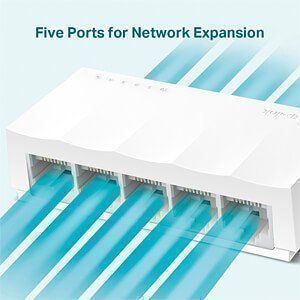 Firewall: TPLINK LS1005 Switch, 5-Port, Fast Ether – Neu und originalverpackt aus Zug von OrturMullerMac 4