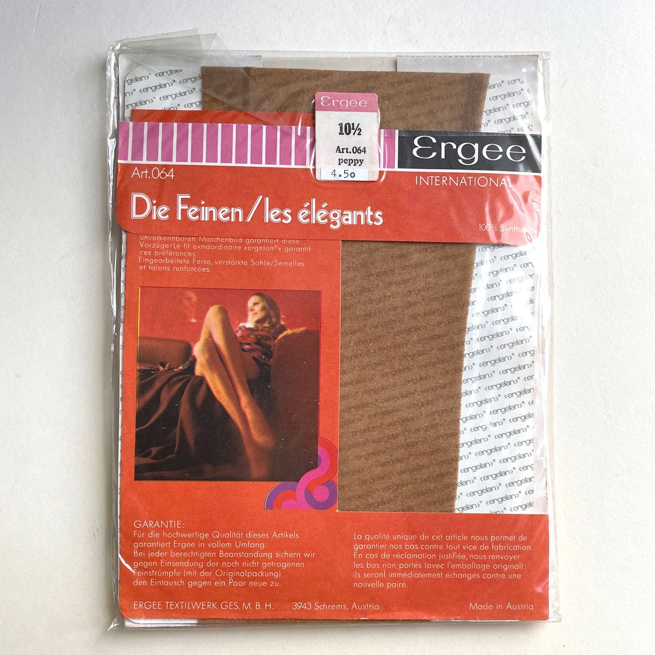 Calze & Collant: Strümpfe ERGEE 64 saskia Gr. 8.5 Die Feinen mit Doppelrand – Nuovo e nell'imballaggio originale da Brüttisellen venduto da Buxus 1