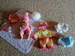 Mini Vollsilikonbaby Mädchen, 15 cm