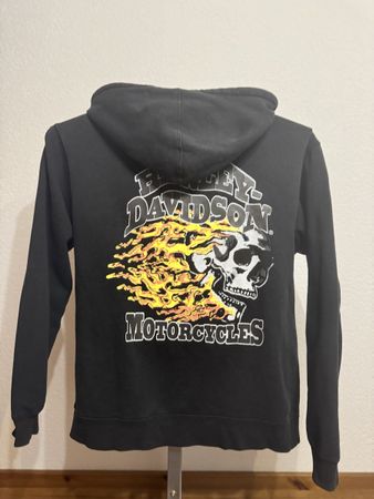 Harley-Davidson, Zip Hoodie, schwarz, Grösse M – Top Zustan
