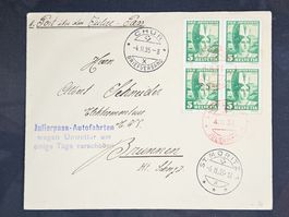 CL23 Enveloppe + Timbre Suisse 1935