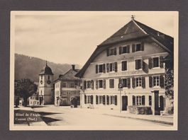 COUVET - Hôtel de l'Aigle, 1954