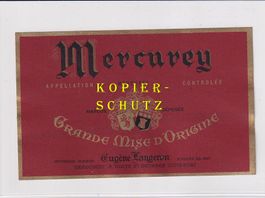 Etikette - Mercurey (Langeron) /bd