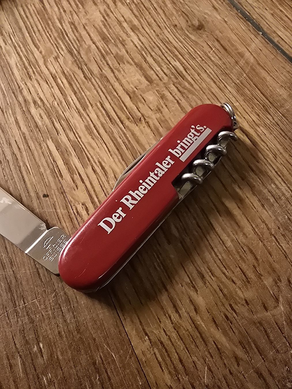 Victorinox Coltelli tascabile: Original Victorinox Sackmesser "Der Rheintaler bringts." – Usato da Rorschach venduto da TimelessTrading 1