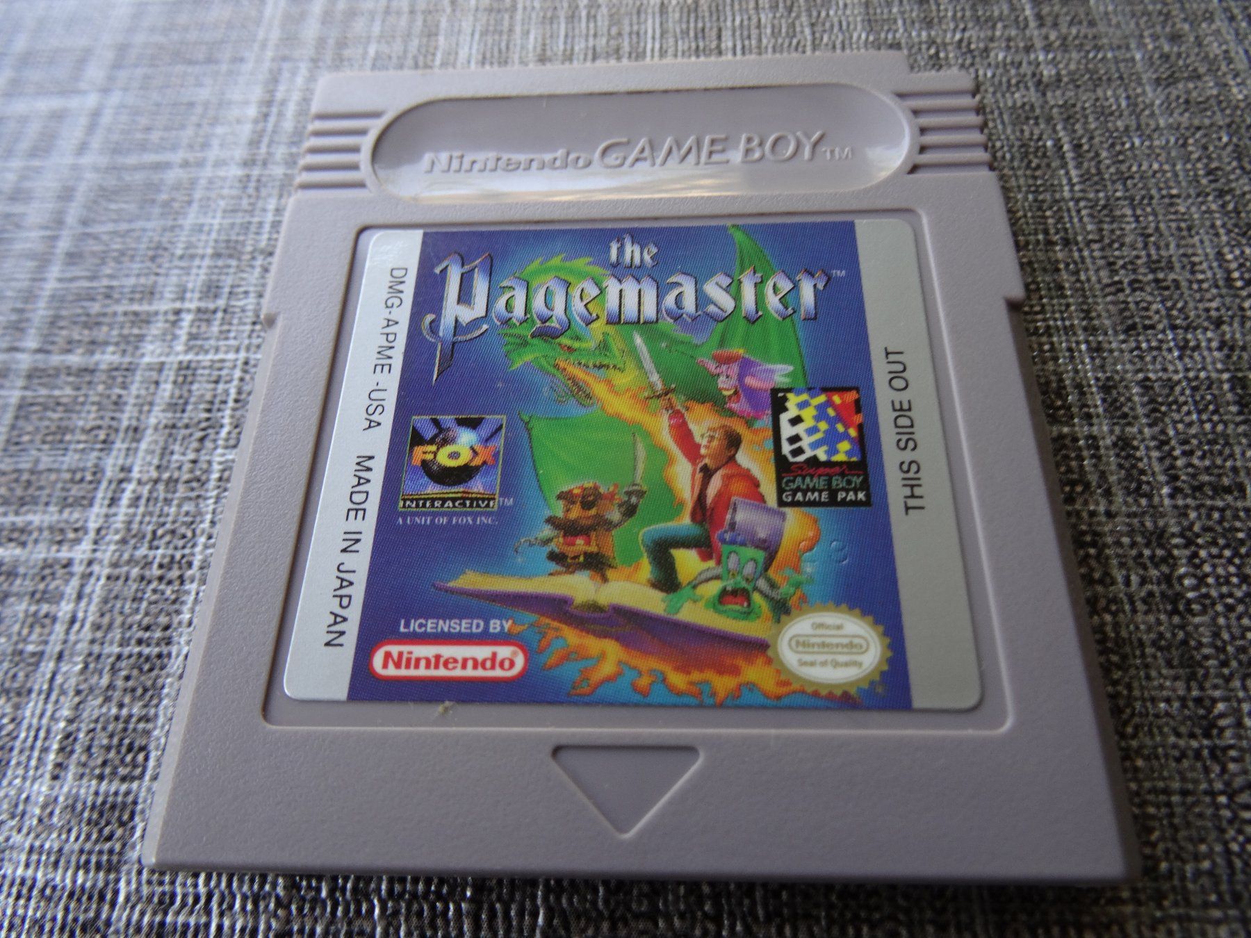 Nintendo Giochi: The Pagemaster GAMEBOY – Usato da Olten venduto da Disc-Ausverkauf