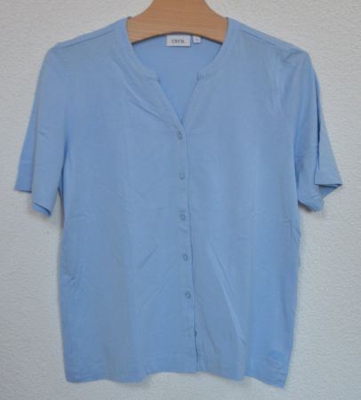 hellblaues Kurzarm Shirt mit Knöpfen von Cecil, Grösse S