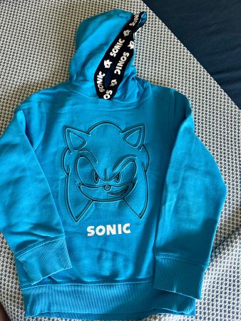 Sonic Hoodie blue size 128 good condition