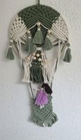 Makramee Heissluftballon Wanddeko -Handmade- Neu