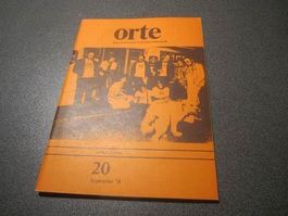 Orte Schweizer Literaturzeitschrift 20