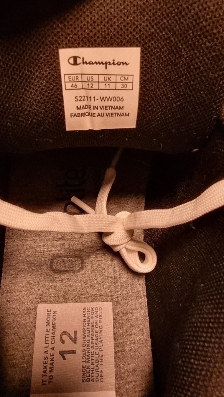 Scarpe da uomo: Champion Sneakers Panda Black White – Usato da Horgenberg venduto da Esteban_Cri 2