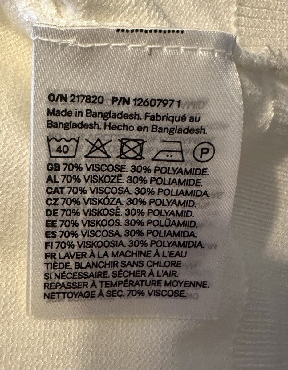 H&M Top: Pull H&M blanc, taille M - Idéal pour le printemps! – Nuovo (secondo la descrizione) da Vernier venduto da citronelle01 3