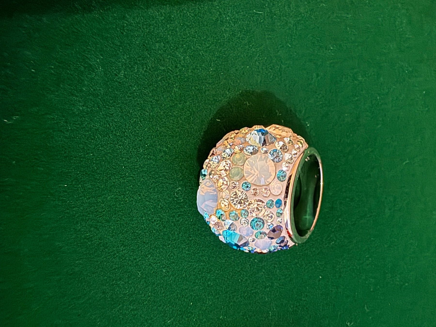 Swarovski Anelli: Swarovski Nirvana Ring - Blau, ungetragen – Nuovo (secondo la descrizione) da Neuhaus SG venduto da Toppenau