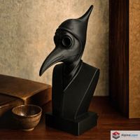 Plague Doctor Bust – Gothic Modern Art - 3D Printed