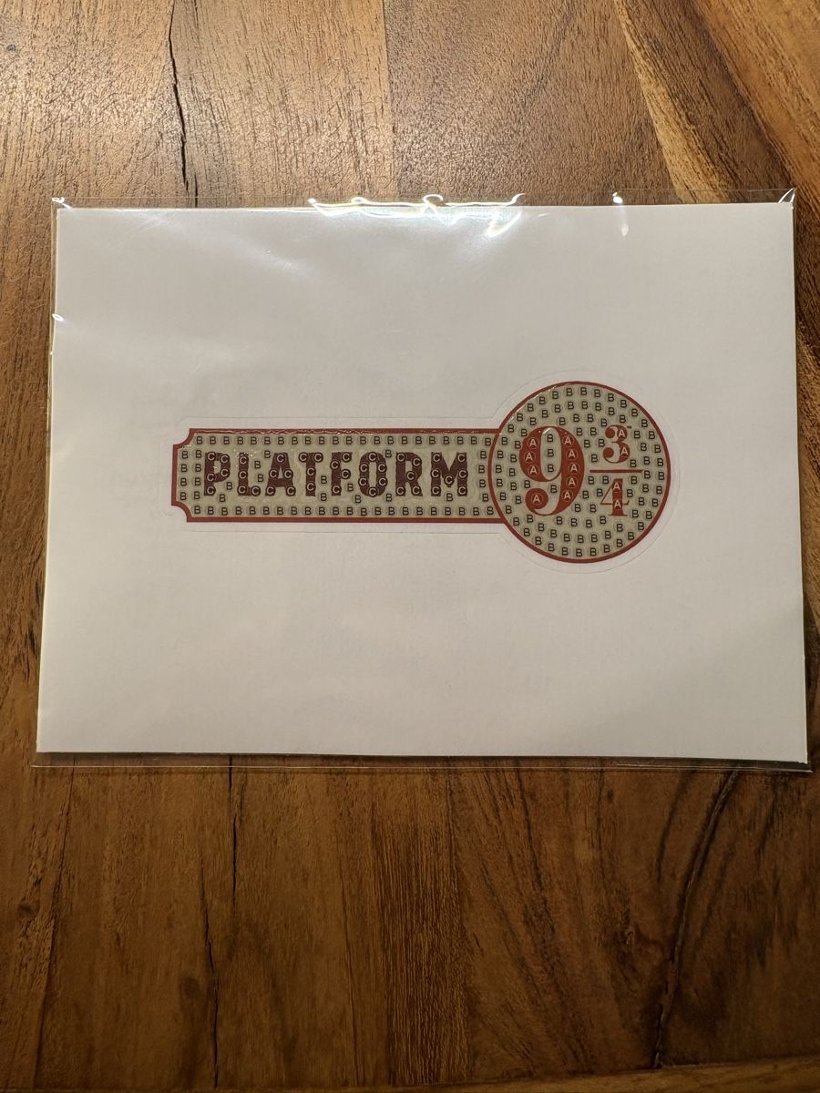 Disney Sammelbilder & Trading cards: Harry Potter Crystal Art Sticker - Platform 9 3/4 – Neu und originalverpackt aus Volketswil von Alexa_Rahel