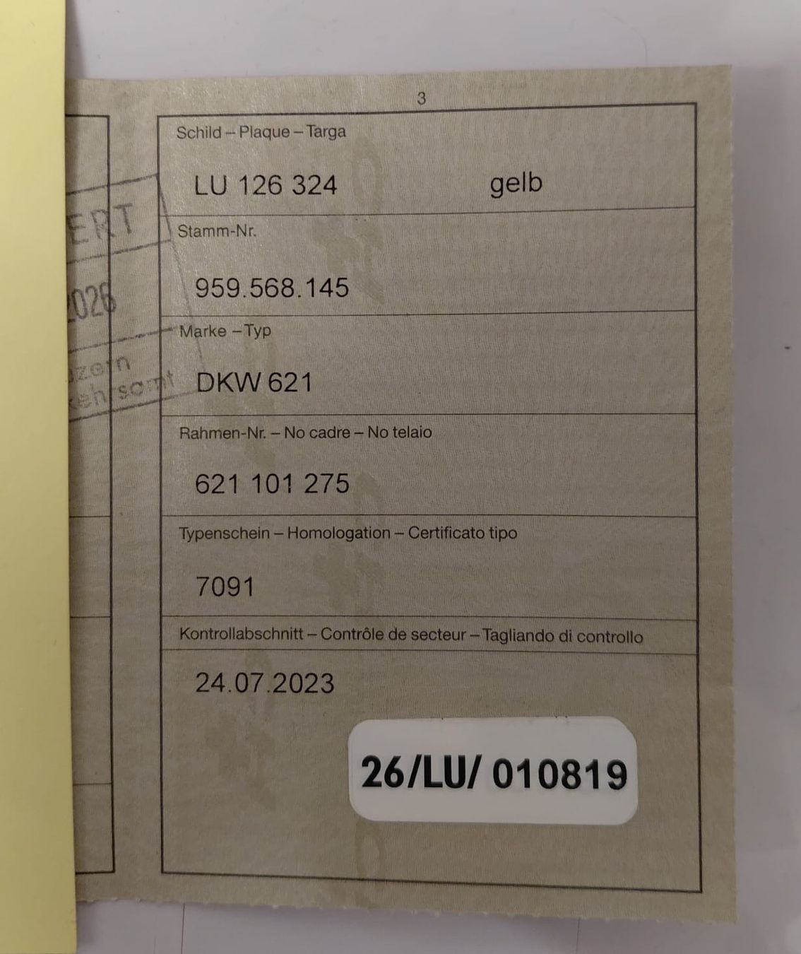 Sachs Mofas: Sach 503 Handgeschaltet – Gebraucht aus Zell LU von Prijos 5