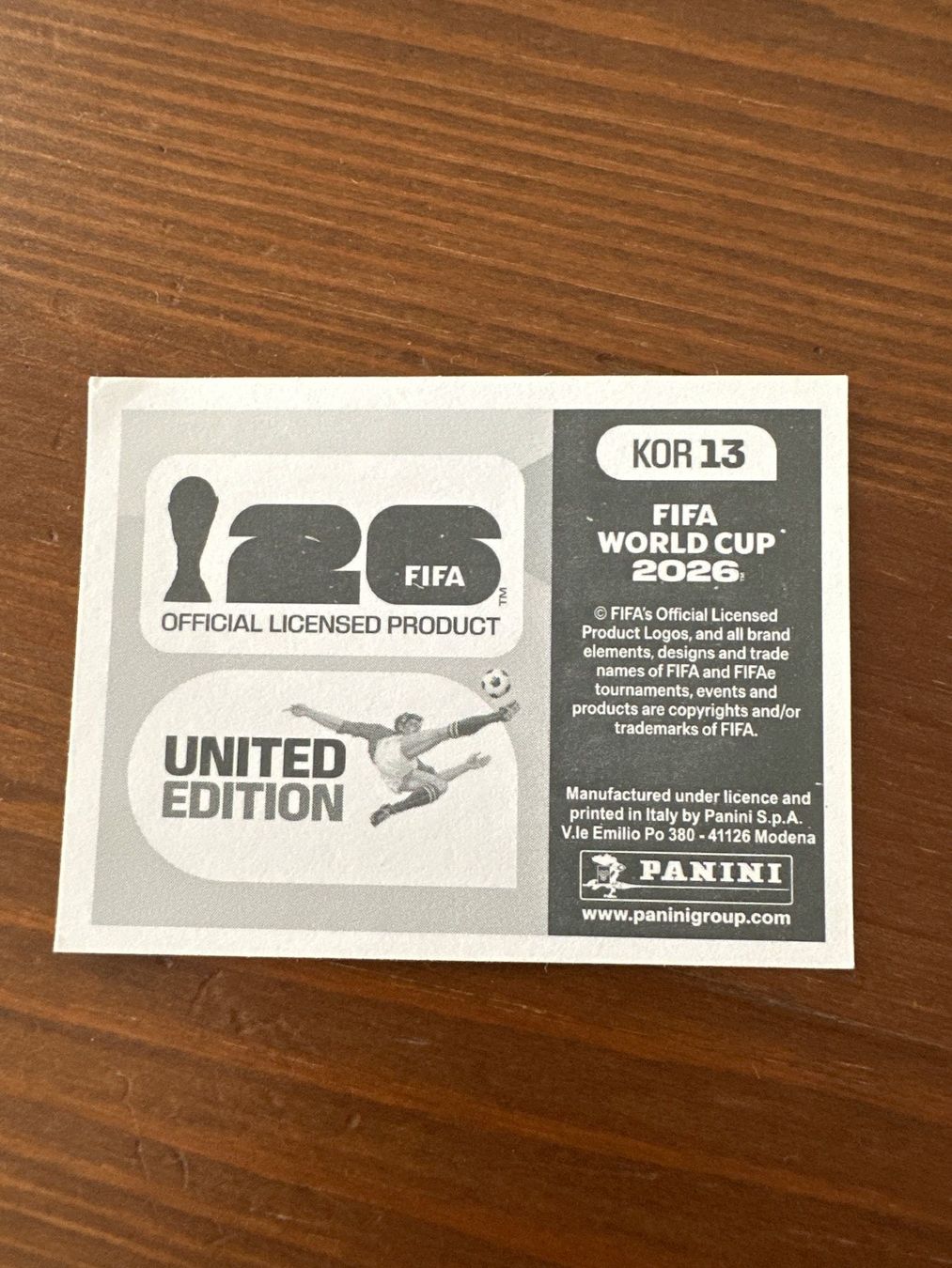 Panini Carte collezionabili: Panini KOR 13 FIFA World Cup 2026 – Nuovo e nell'imballaggio originale da Würenlos venduto da gtvlady_82 1