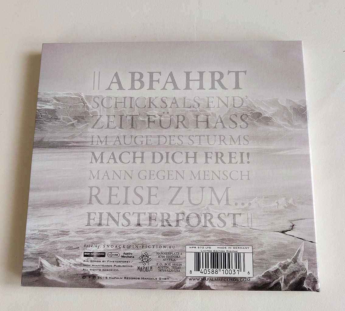 CD: CD Finsterforst - Mach Dich Frei – Usato da Buchs ZH venduto da Bighusky 1