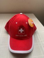 Rote Baseballkappe "Switzerland" - Ideal für Fan