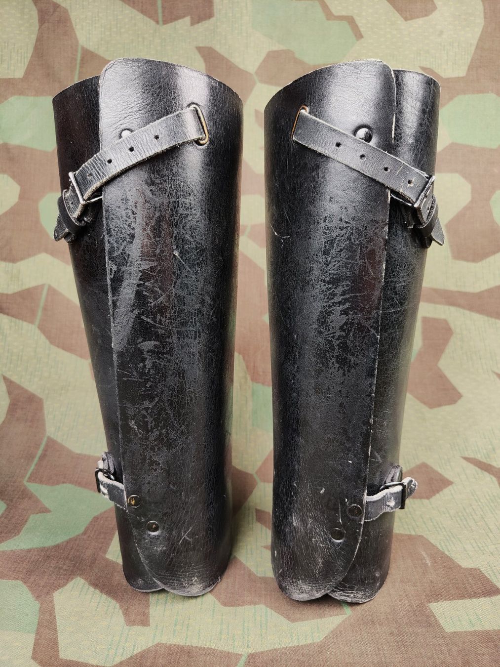Schweizer Armee Uniformi: Gamaschen Ord. 1926 Set, Variante 1, Grösse C3 – Usato da Bauma venduto da SwissMilitaria 1