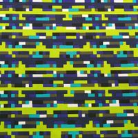 Jersey Balken lime/blau