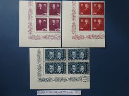 FL 1943 Nr. 175-177 postfrischer ** Viererblock