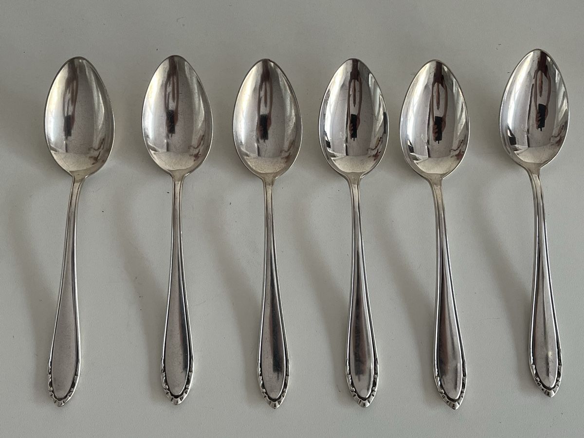 Cuillères: Vintage 6er Löffel-Set / OKA / versilbert  – D'occasion à Wetzikon ZH par seli03 1