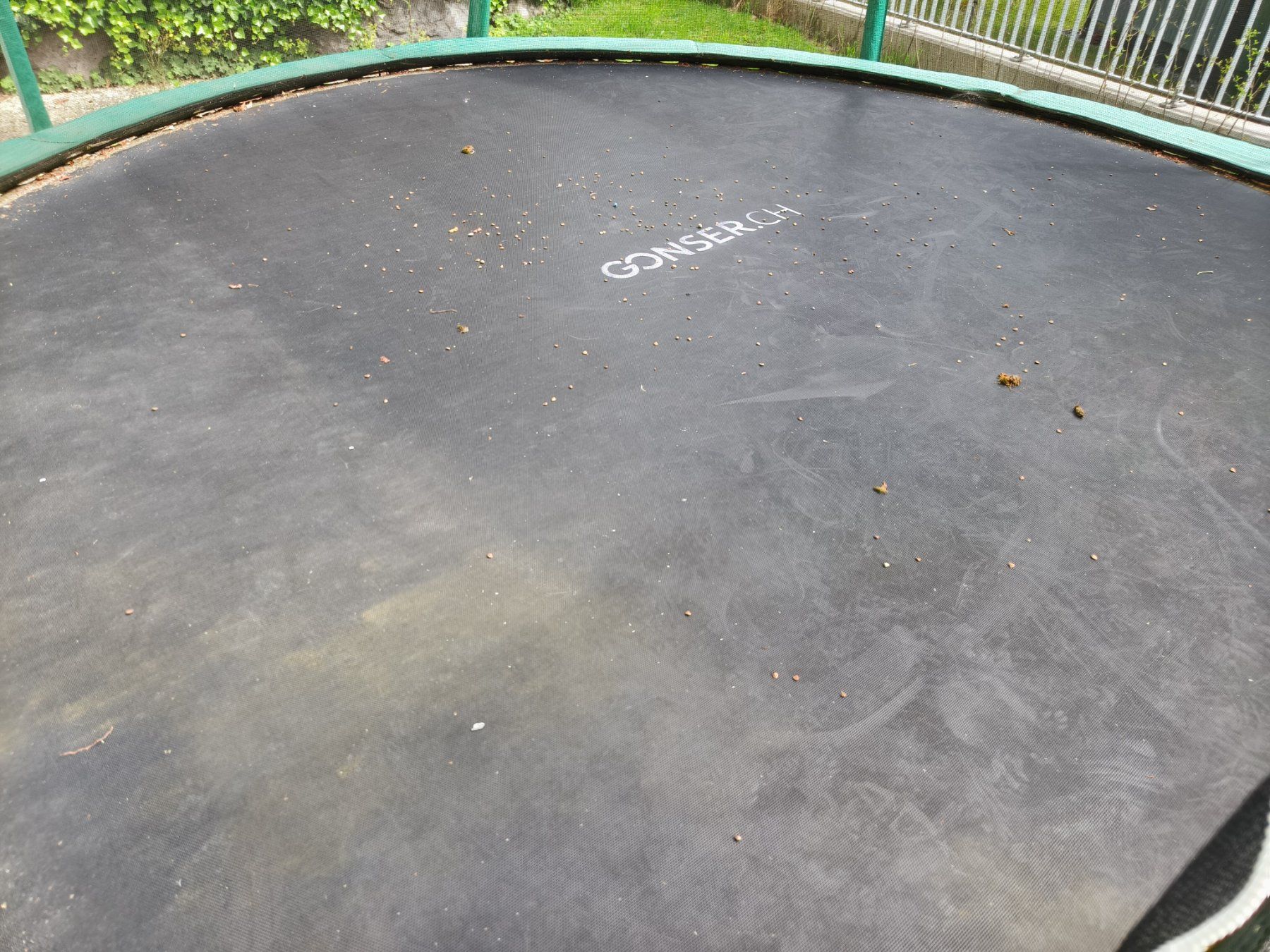 Gonser Trampoline: Gonser Gartentrampolin mit Sicherheitsnetz – Gebraucht aus Hirzel von McMaier 2
