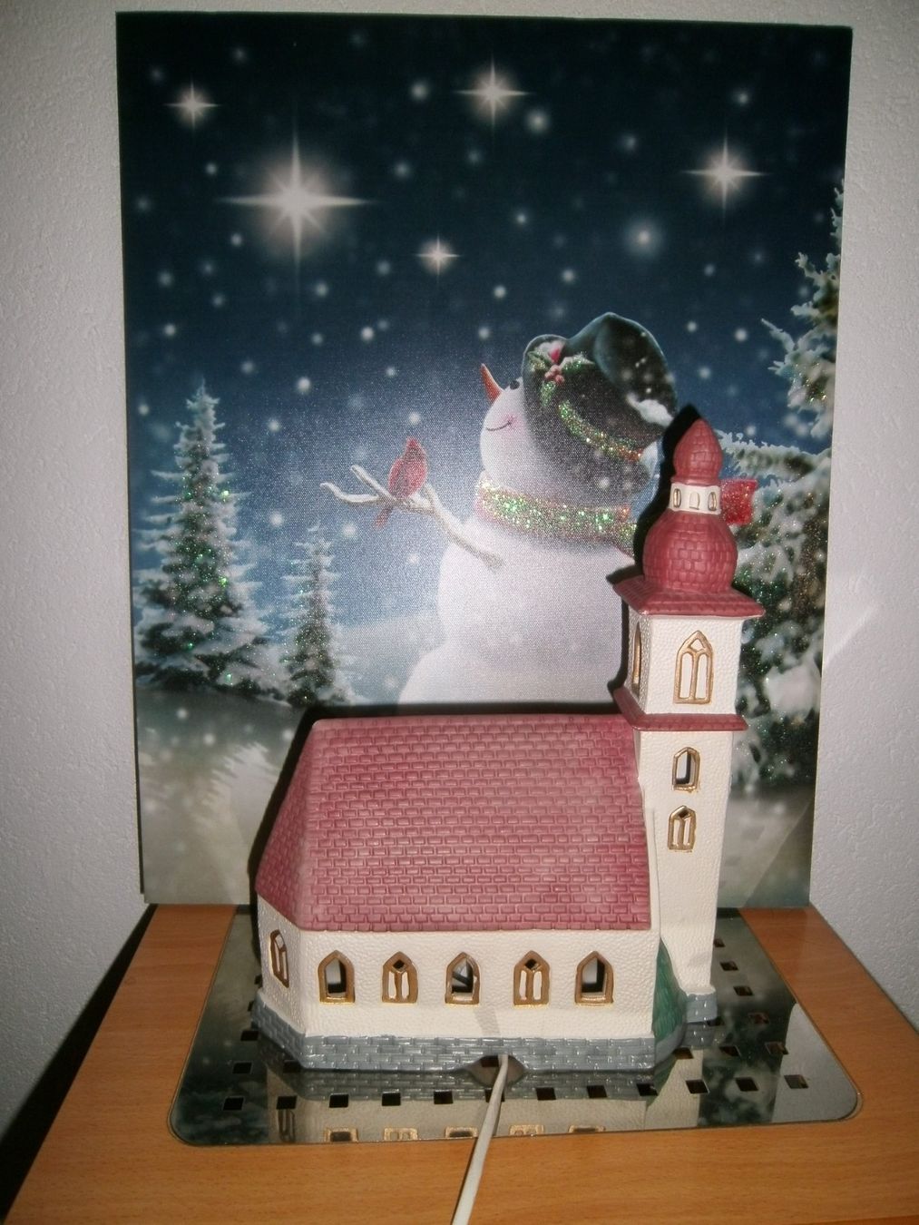 Tutte le decorazioni: Déco de Noël " église " – Usato da Moutier venduto da Mouschka 1