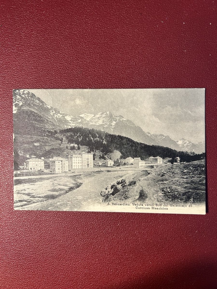 Cartoline postali: San Bernardo 1909 – Usato da Breganzona venduto da Milesbo